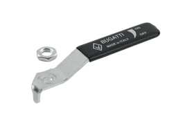 Steel flat handle