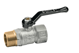 Male/female aluminium handle