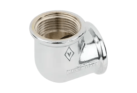 Chrome-plated female elbow fitting