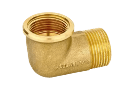 Male/female elbow fitting