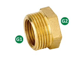 Male/female hexagonal reducer