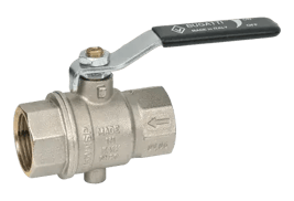 Female/female drain cock steel handle