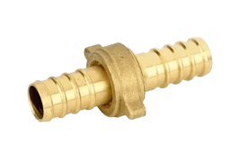 Three pieces hose connection fitting