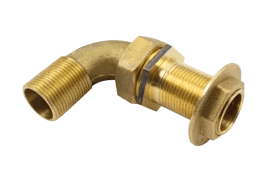 Elbow fitting for tanks