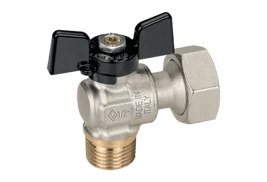 Angle male/swivel nut aluminium tee handle